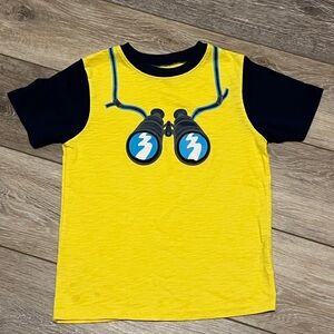 💥3 for $15💥 Yellow fliped binocular T-shirt size 5T